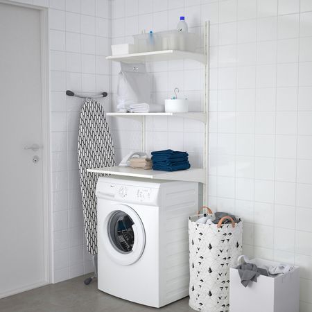 Настенная шина, полки 66x41/61x197 см IKEA АЛЬГОТ 892.773.54