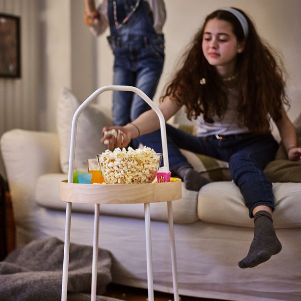 Придиванный столик, белый 38 см IKEA BURVIK БУРВИК 303.555.27 - фото 7