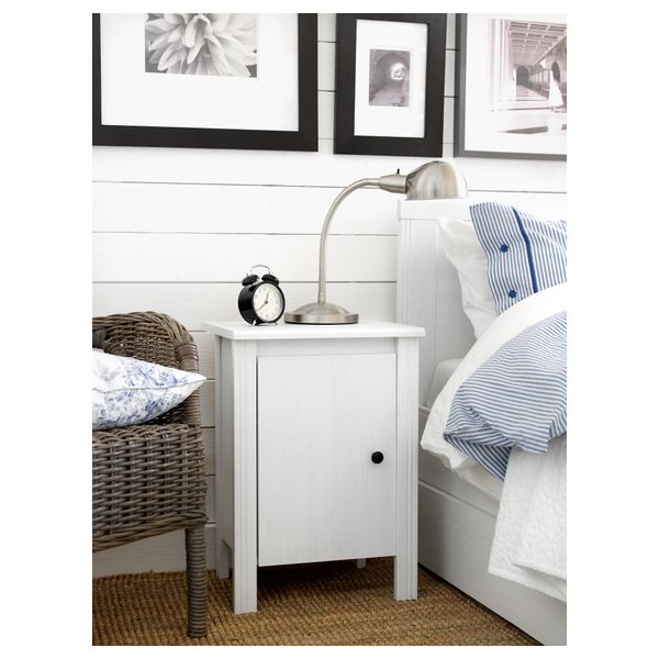 Тумба прикроватная БРУСАЛИ, белый (44x36 см) - фото 5