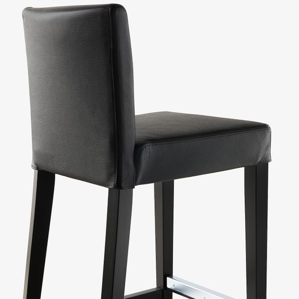 Стул барный, коричнево-чёрный/Глосе черный 74 см IKEA HENRIKSDAL ХЕНРИКСДАЛЬ 003.608.51 - фото 4