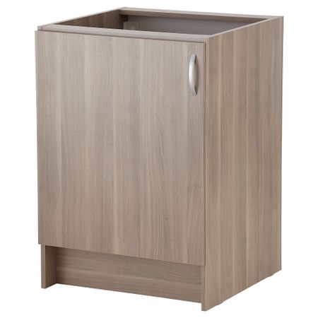 Шкаф под мойку АЛЬБРУ, серо-коричневый (60x86 см)