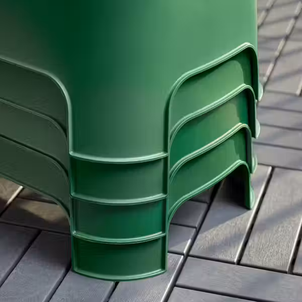 ASPAREN Кашпо - зеленый для сада 89x38 см - фото 3