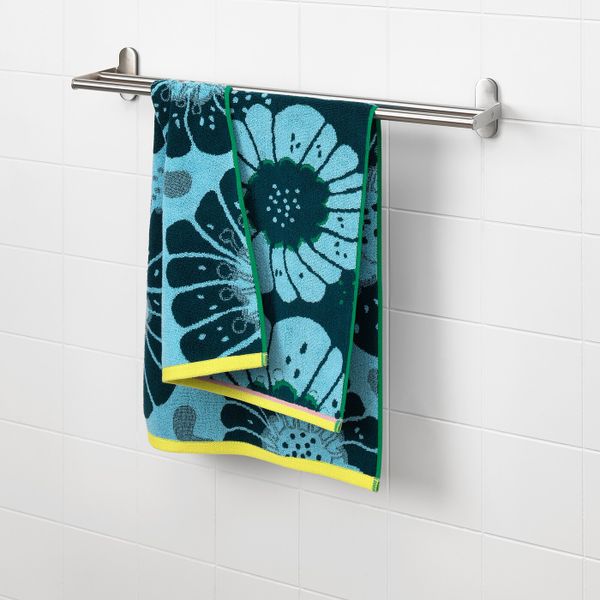 Полотенце, синий/разноцветный 50x100 см IKEA САНДВИЛАН 304.304.90 - фото 6