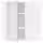 METOD Угловой навесной шкаф с полками