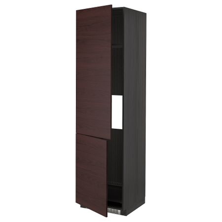 Высокий шкаф для холодильник, морозилки, 2дверцы, 60x60x220 cm IKEA METOD МЕТОД 093.350.94