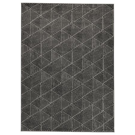 Ковер, короткий ворс СТЕНЛИЛЛЕ, серый (170x240 см)