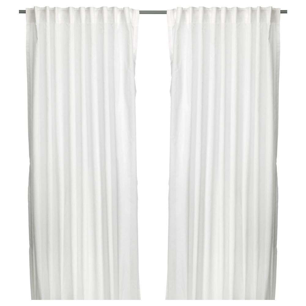 Гардины, 1 пара ВИВАН, белый (145x300 см) - фото 1