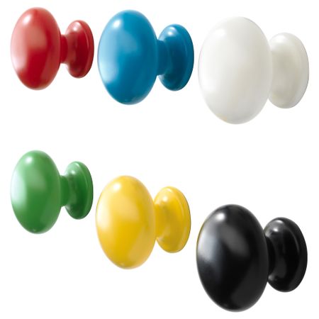 Ручка мебельная НОРРБИН, разные цвета (70 мм)