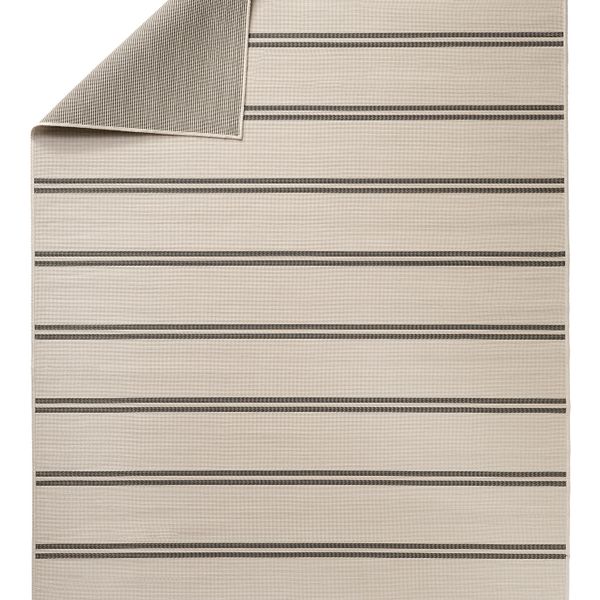 Ковер безворсовый, для дома, улицы, бежевый, темно-серый, 160x230 см IKEA VIRKLUND 505.179.44 - схема-чертеж с размерами