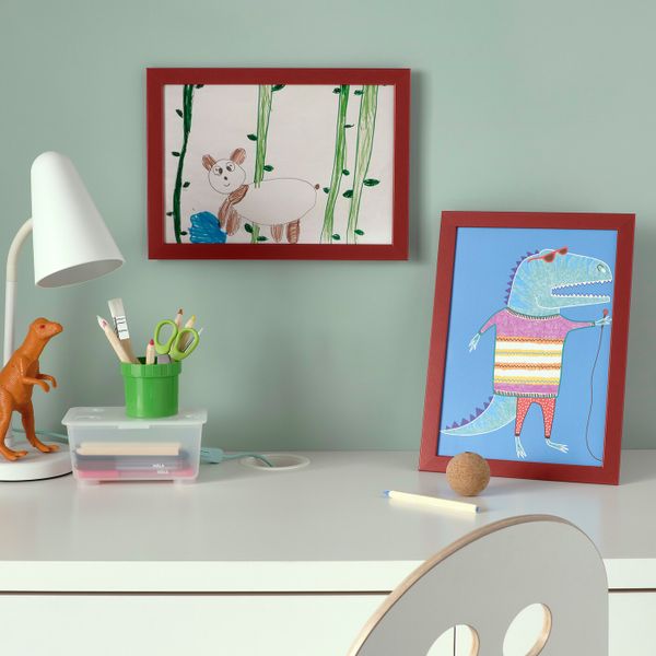 Рама, темно-красный 21x30 см IKEA FISKBO ФИСКБУ 204.647.58 - фото 2