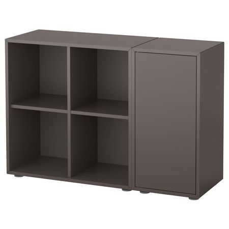 EKET Комбинация шкафов с ножками - темно-серый 105x35x72 см