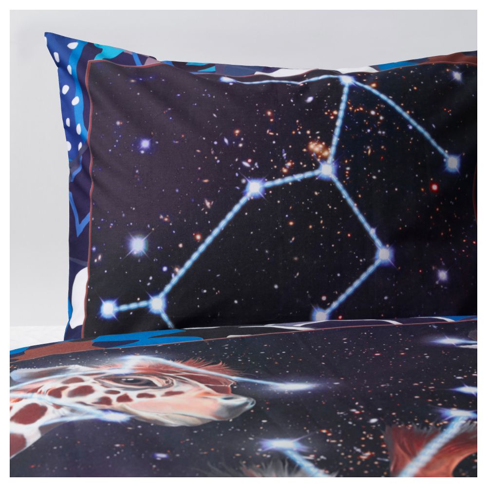 Пододеяльник и 1 наволочка СТУНСИГ, жираф (150x200/50x70 см) - фото 1