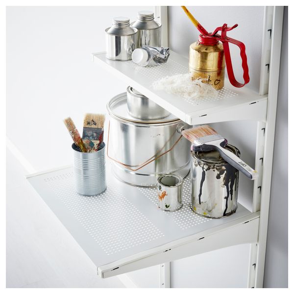 Полка АЛЬГОТ, металлический белый - фото 2