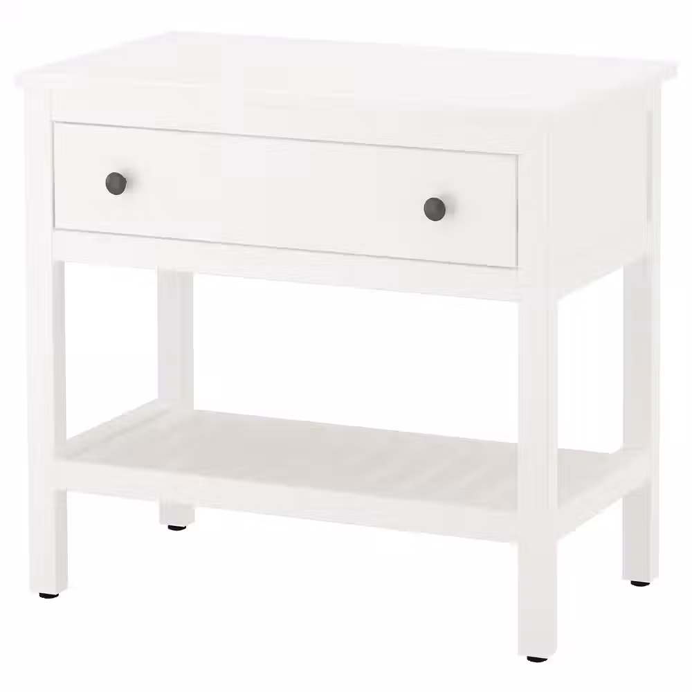 HEMNES Открытый шкаф для раковины,1 ящик - белый 82x48x76 см - фото 1