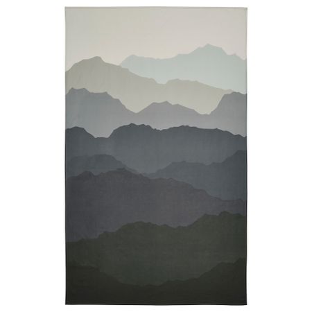 Скатерть, 145x240 см, белый, серый IKEA ÖMSESIDIG 905.501.73