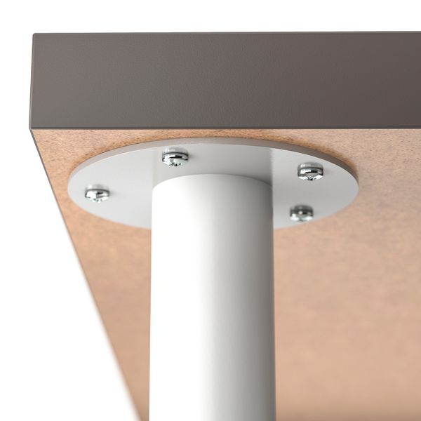 Письменный стол, 120x60 см, темно-серый-белый IKEA LAGKAPTEN ЛАГКАПТЕН, OLOV ОЛОВ 394.164.75 - фото 6