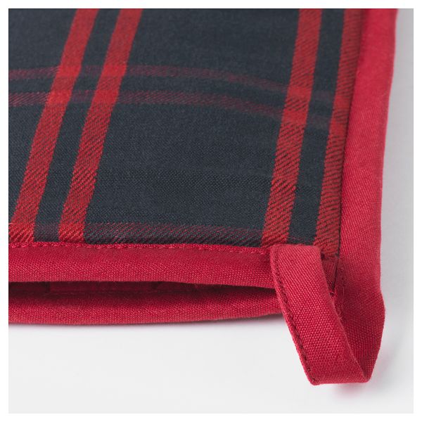 Варежка-прихватка ВИНТЕР 2018, темно-синий, красный - схема-чертеж с размерами