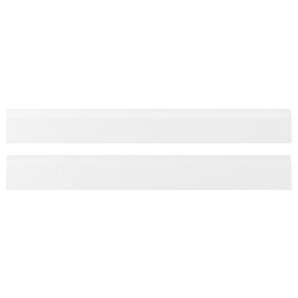 VOXTORP Фронтальная панель ящика - матовый белый 80x10 см - фото 1