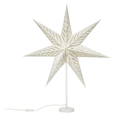 Лампа настольная СТРОЛА, звезда белый (85 см)