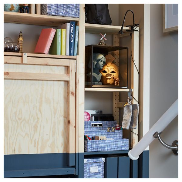 Модуль для хранения, складной стол, сосна 80x30-104x155 см IKEA IVAR ИВАР 203.820.60 - фото 13