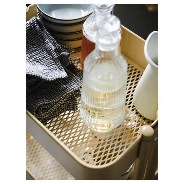 Тележка, желтый, 35x45x78 см IKEA RÅSKOG РОСКУГ 504.966.49 - фото 8