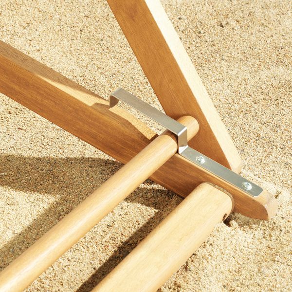 Пляжный стул, складной эвкалипт, орнамент «пальма» желтый IKEA СОЛБЛЕКТ 004.608.79 - фото 2