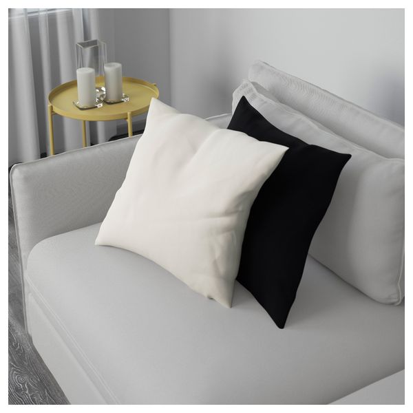 6-местный диван-кровать ВАЛЛЕНТУНА, Оррста светло-серый - схема-чертеж с размерами