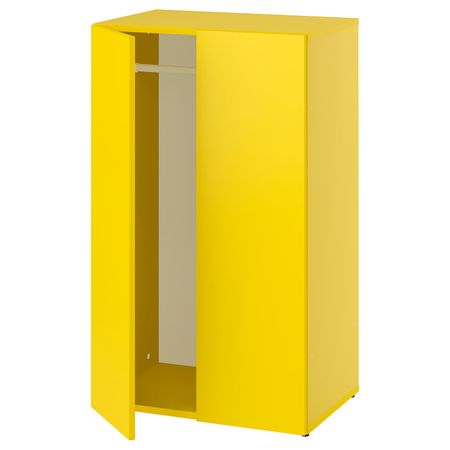 LASTARE Гардероб, комбинация - желтый 60x42x100 см