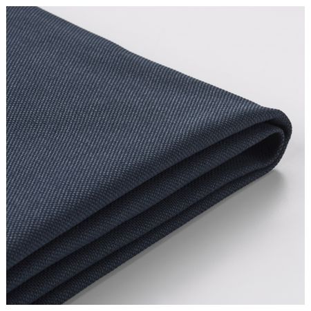 Чехол для/4-местного дивана ВИМЛЕ, с козеткой, Оррста черно-синий