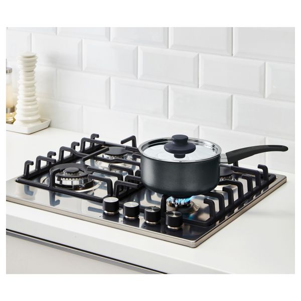 Ковш с крышкой, серый, 2 л IKEA ШЭНКА 503.734.79 - фото 2