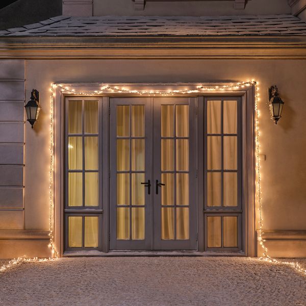 Светодиодная гирлянда, 400 лампочек, для сада, в форме шара IKEA STRÅLA СТРОЛА 705.824.91 - схема-чертеж с размерами