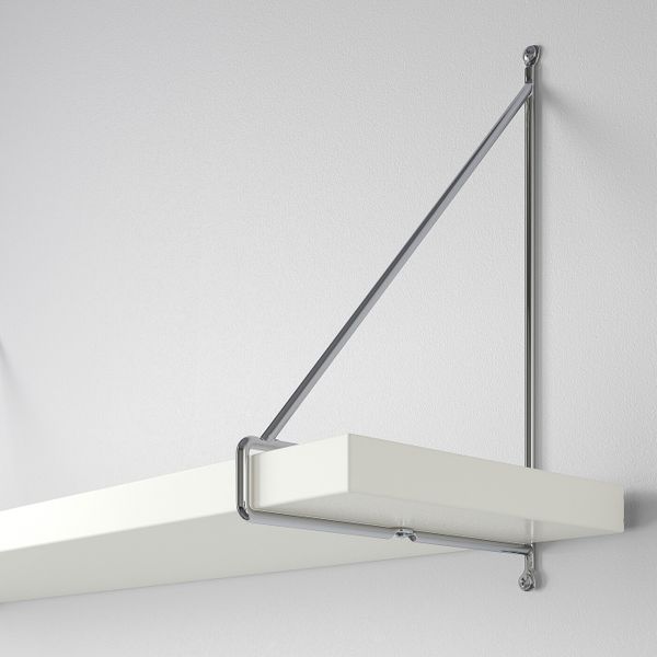 Консоль, хромированный 20x30 см IKEA PERSHULT ПЕРСГУЛЬТ 404.334.26 - схема-чертеж с размерами