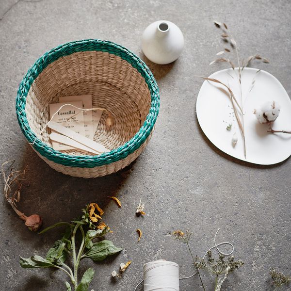 Корзина, водоросли зеленый 30 см IKEA ТИЛЛЕВИПС 304.395.08 - фото 4