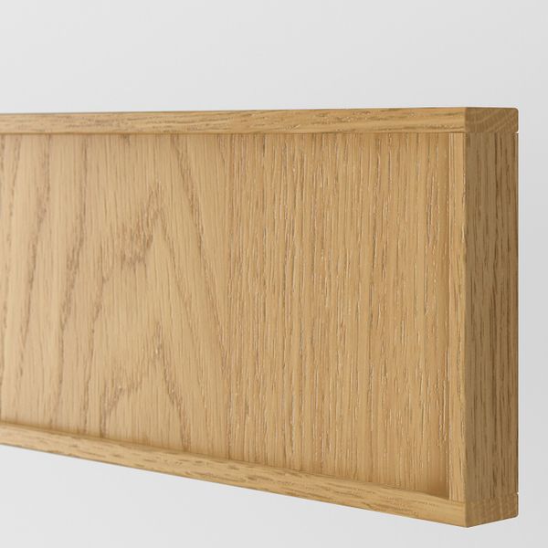 Фронтальная панель ящика, дуб 80x10 см IKEA EKESTAD ЭКЕСТАД 603.671.09 - схема-чертеж с размерами