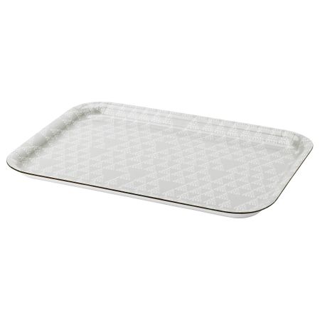 Поднос ВИНТЕР 2015, серый, в форме дерева (28x20 см)