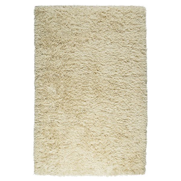 Ковер, длинный ворс ВИТТЕН, белый ручная работа белый - фото 1