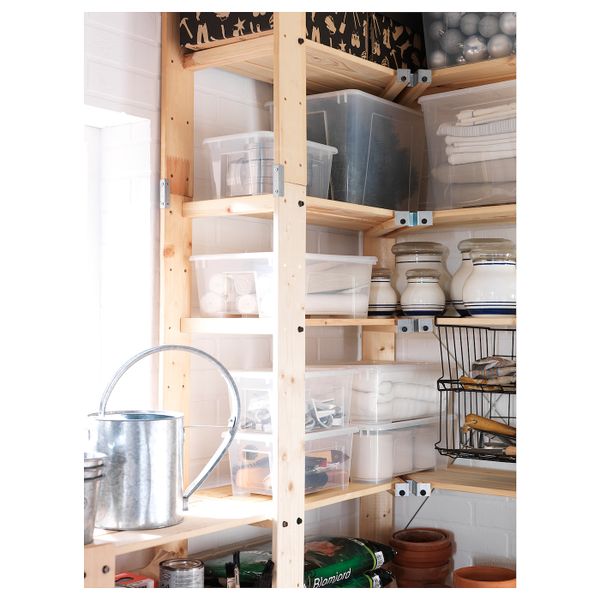 Крышка для контейнера 11/22 л, прозрачный IKEA SAMLA САМЛА 901.992.04 - фото 2