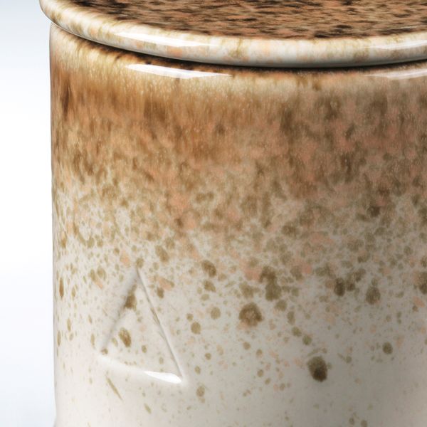 Ароматическая свеча в банке, Гранат и смола/белый коричневый 10 см IKEA ОСИНЛИГ 604.611.64 - схема-чертеж с размерами