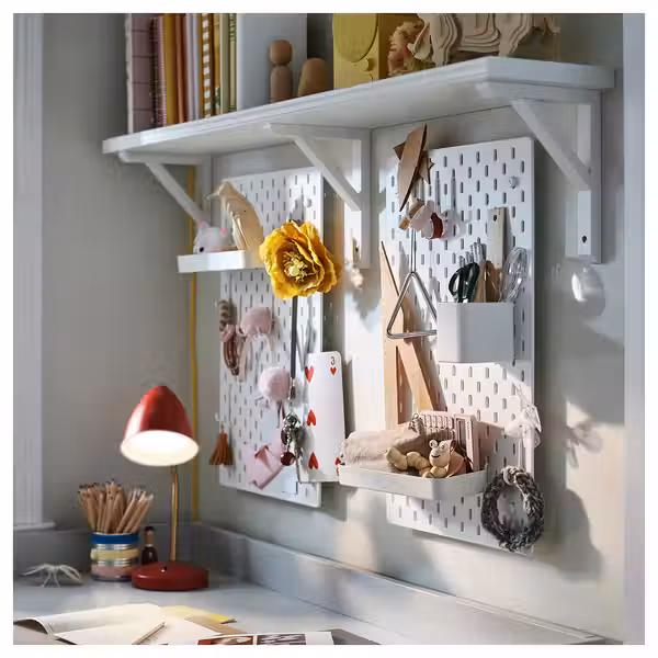 SKÅDIS Настенная панель, комбинация - белый 36x56 см - фото 5