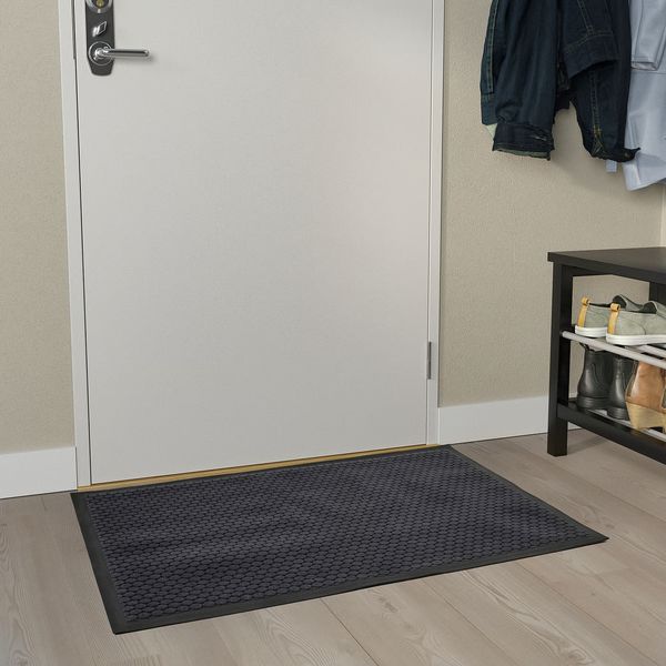 VATTENVERK Придверный коврик для дома - темно-серый 60x90 см - фото 3