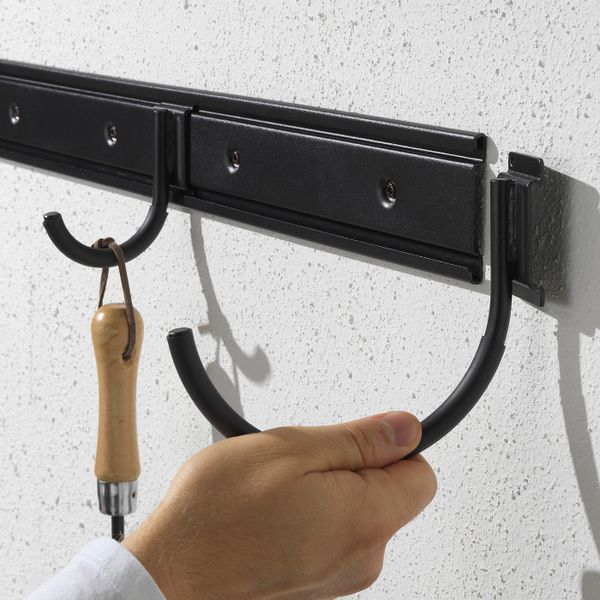 Крючок, для/помещения/улицы, черный, 17 см IKEA БРАНДУР 704.026.35 - фото 2