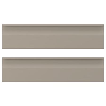 UPPLÖV Фронтальная панель ящика - матовая поверхность темно-бежевый 40x10 см