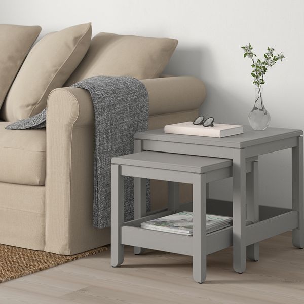 Комплект столов, 2 шт, серый IKEA HAVSTA ХАВСТА 504.142.10 - фото 4