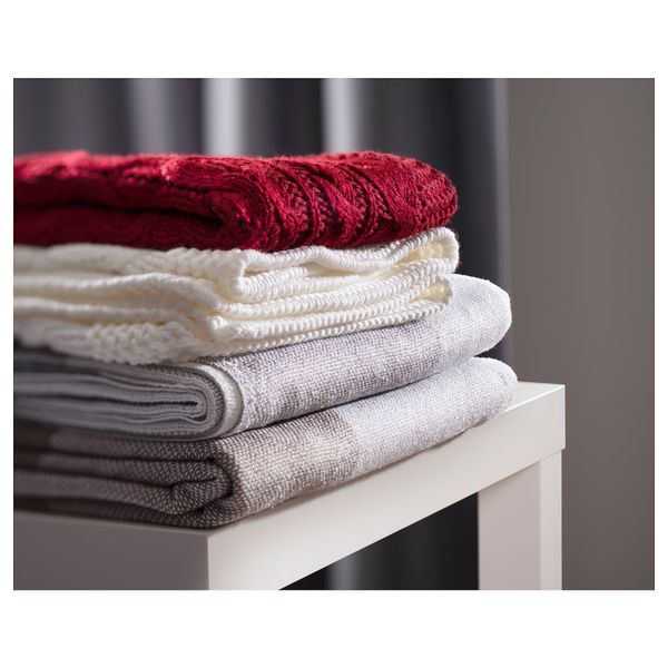 Плед ВИВИАННА, вязаный, красный (120x180 см) - схема-чертеж с размерами