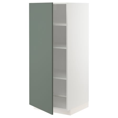 Высокий шкаф с полками, 60x60x140 cm IKEA METOD МЕТОД 294.591.06