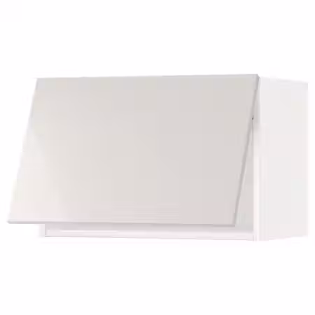 METOD Горизонтальный навесной шкаф - белый/Ringhult светло-серый 60x40 см