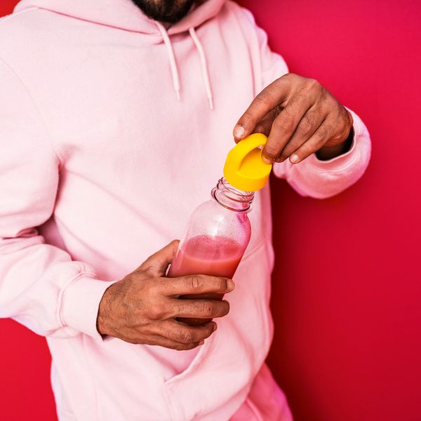 Бутылка для воды, прозрачное стекло, желтый, 0.5 л IKEA FORMSKÖN ФОРМСКЁН 704.972.28 - фото 3