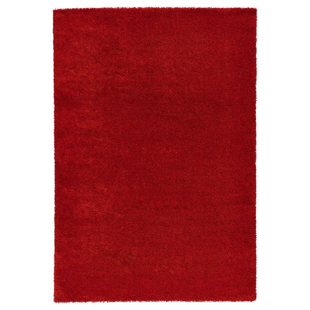 Ковер, длинный ворс ОДУМ, ярко-красный - фото 1