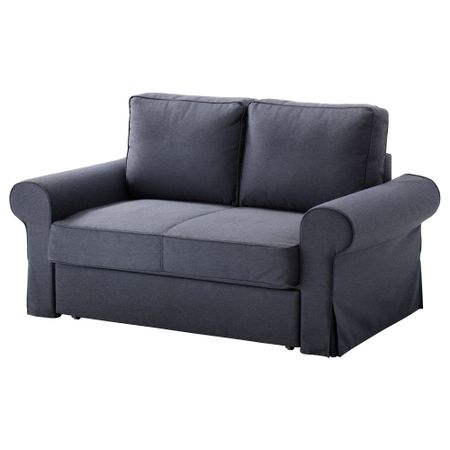 Чехол на 2-местный диван-кровать БАККАБРУ, Йонсбуда синий