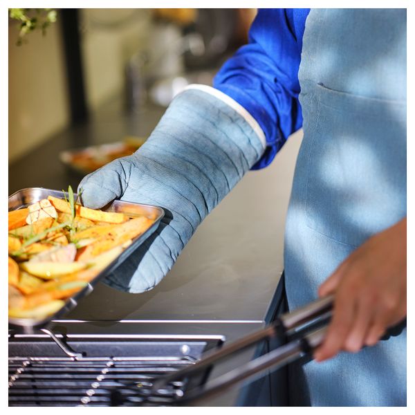 Фартук, серо-бирюзовый, 67x85 см IKEA GRILLTIDER ГРИЛЛЬТИДЕР 205.648.33 - фото 5